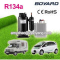 Portable compresor de R134a bldc 24v rotativo dc 48v para electri-vehículo